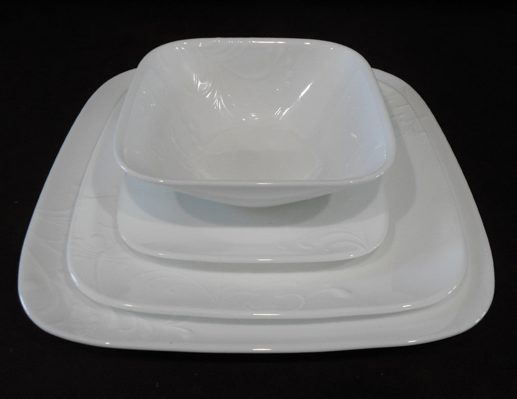 Corelle Livingware Corelle Splendor Square Appetizer Plates