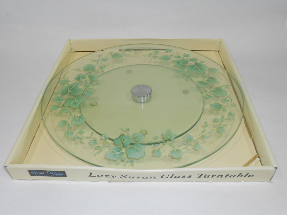 Visual Reference: Corelle Callaway Ivy 14 Lazy Susan Tempered Glass Easy Glide