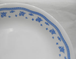 ❤️ NEW Corelle Corning MORNING BLUE 8.5" LUNCH PLATE Salad Delicate Floral Border