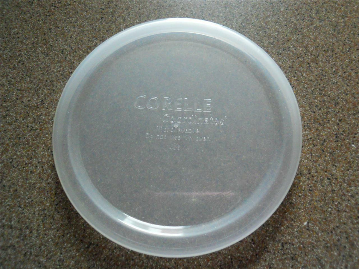 1 Corelle SHEER MICROWAVE Plastic COVER w/Vent Hole for 10-oz Bowl