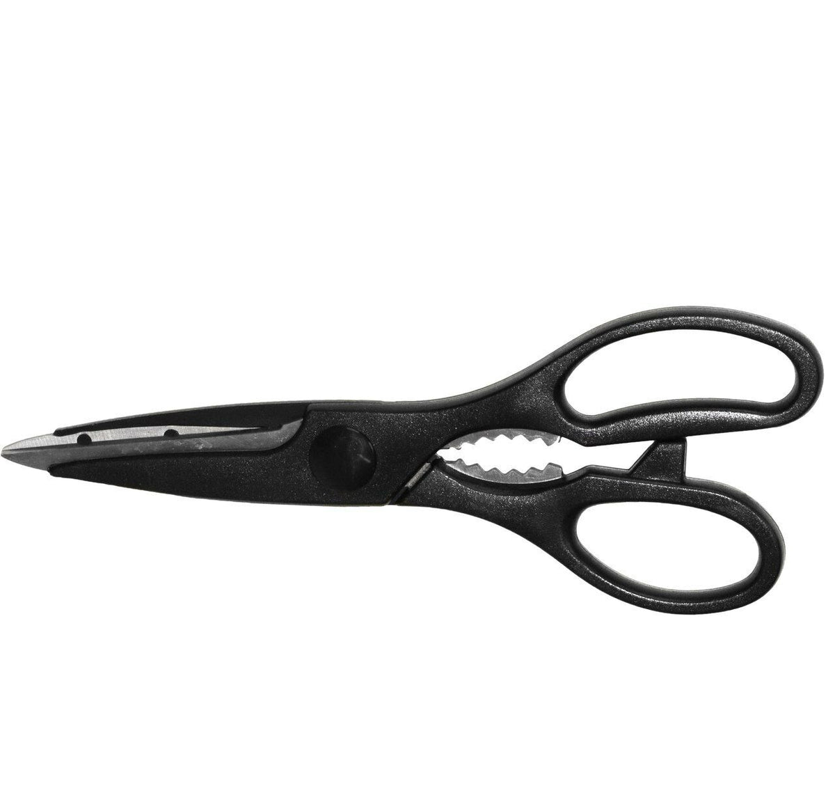 CHICAGO CUTLERY Black Kitchen Shears w/ Protector Jar Opener Scissors –  Tarlton Place