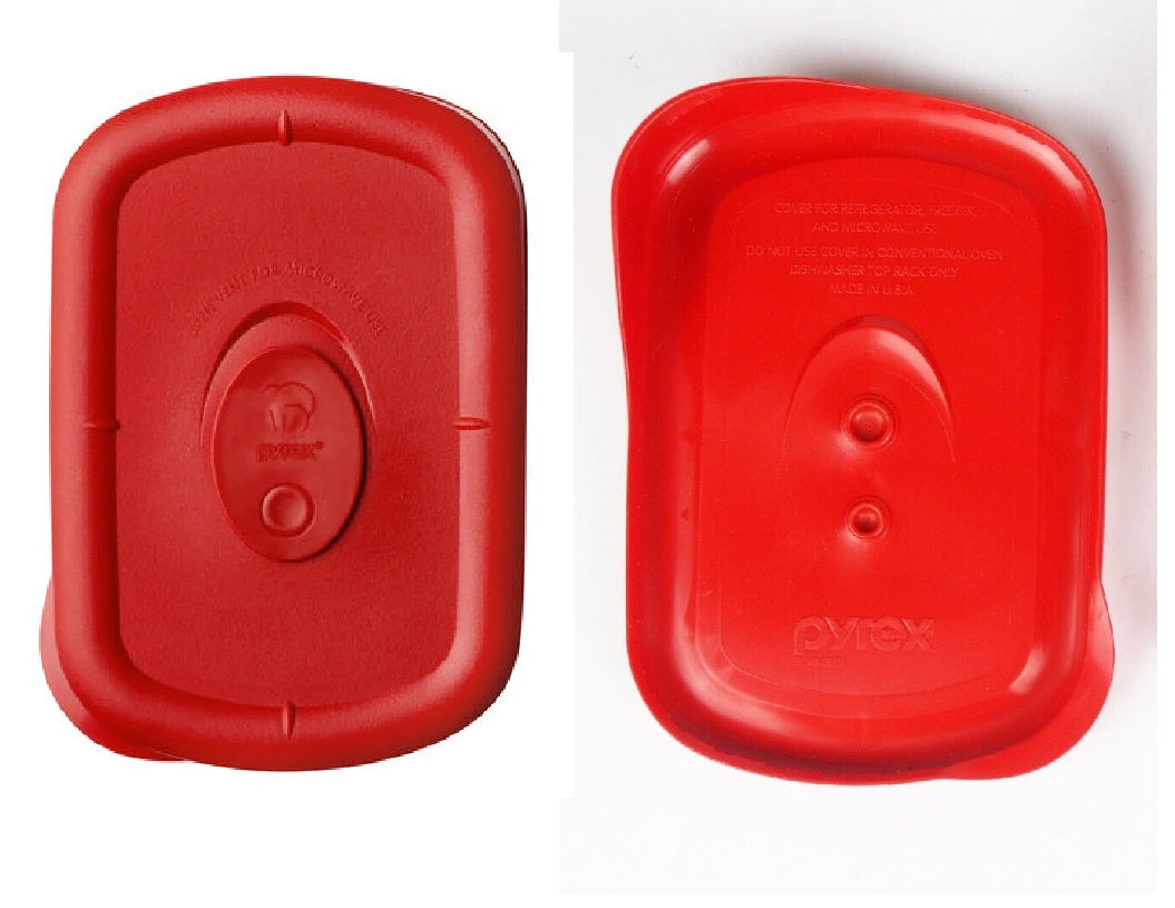 Pyrex 7211R 4-Lock/Freshlock Poppy Red Plastic Replacement Lid