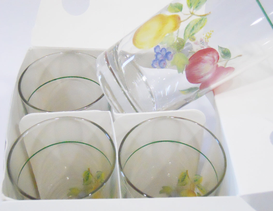 ❤️ 2 NEW Corelle Corning CALLAWAY 16-oz GLASSES Drink Tea Tumblers Dar –  Tarlton Place