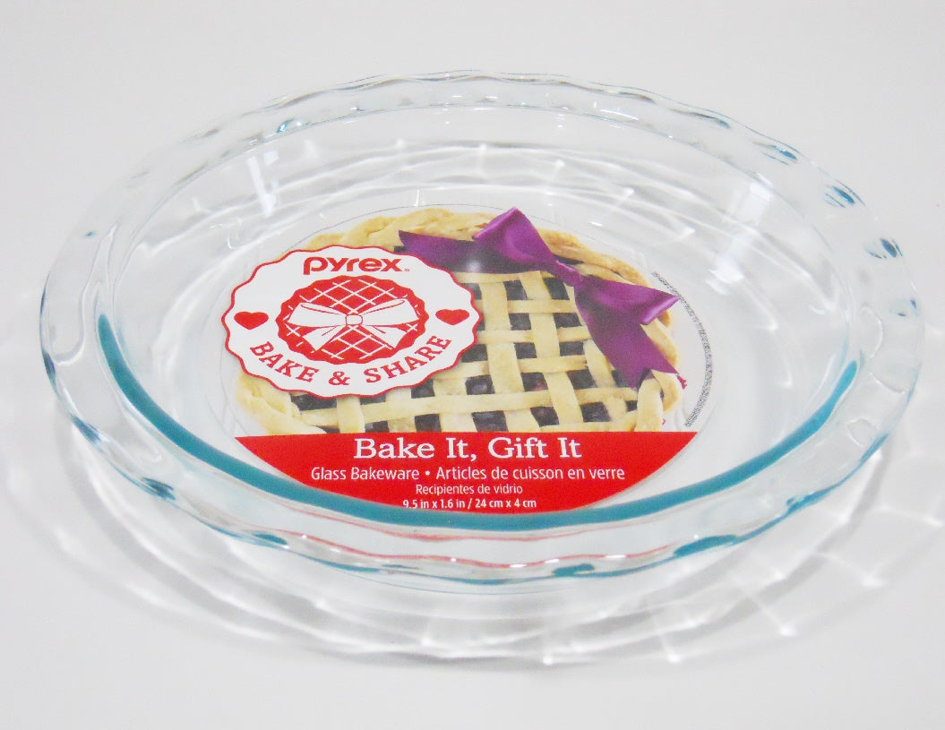 Pyrex Easy Grab 9.5 Pie Plate, Clear