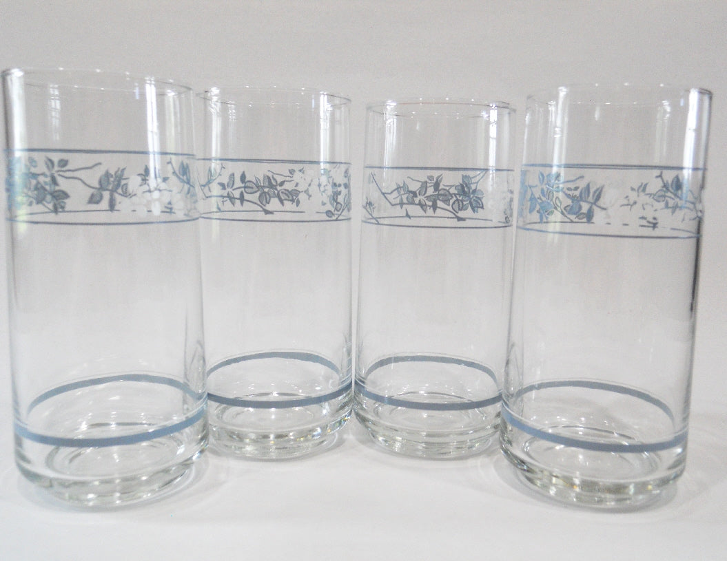 ❤️ NEW 4 Corelle PACIFIC BLOOM 16-oz TUMBLER GLASSES Iced Tea Cooler * –  Tarlton Place