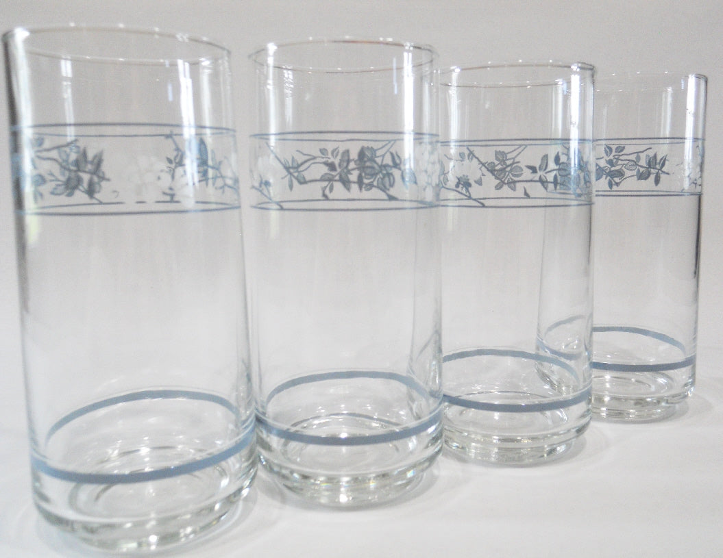 ❤️ NEW 4 Corelle PACIFIC BLOOM 16-oz TUMBLER GLASSES Iced Tea Cooler * –  Tarlton Place