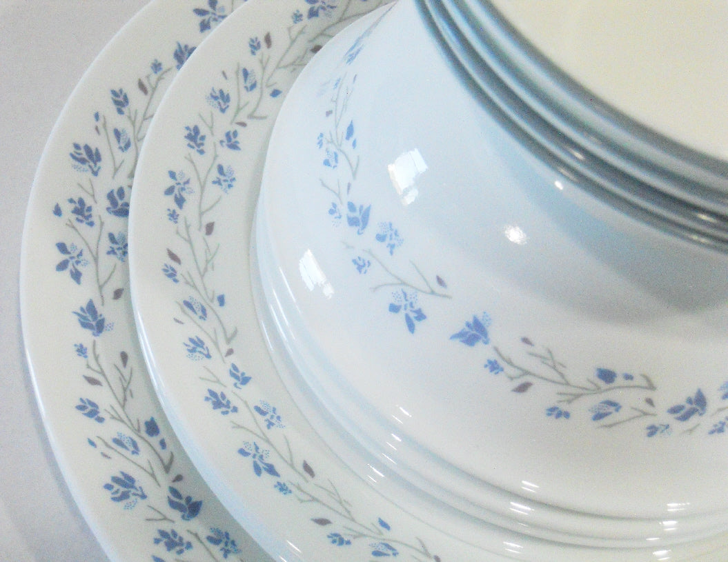 CORELLE REPLACEMENT Dishes.lavender Iris Pattern. Dinner 