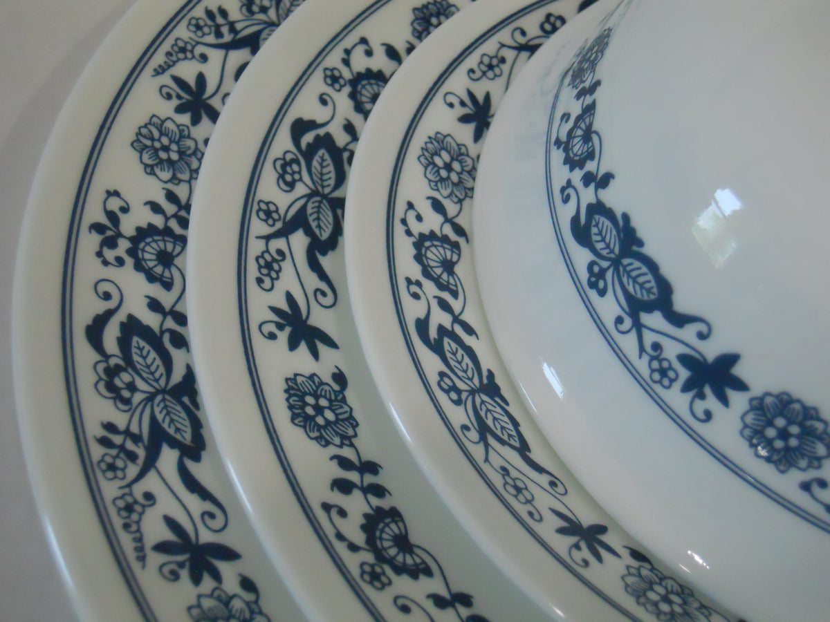 Corelle Blue Vintage Corelle Dinnerware True Blue Corelle Old Town
