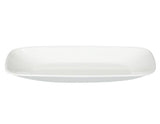 ❤️ 1 Corelle PURE WHITE Winter 10x5 APPETIZER TRAY Serving Platter Oblong Fish Plate