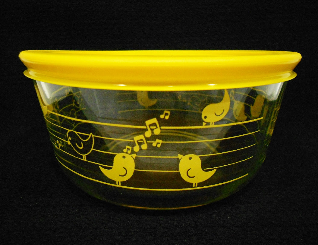 Pyrex Round Mickey The True Original Glass Bowl - Yellow/Red, 4 c