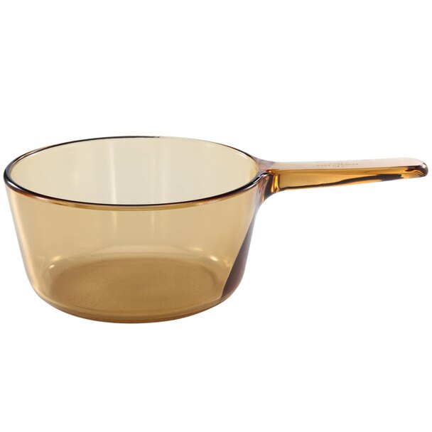 2-pc PYREX Corning VISIONS Amber 1.5-Qt SAUCEPAN Oven Stovetop Micro S –  Tarlton Place