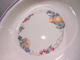 Corelle Corning ABUNDANCE PIE PLATE Sandstone Fruit Harvest VITRELLE GLASS