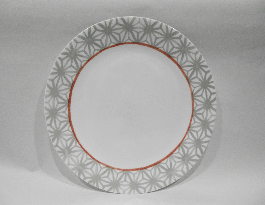 ❤️ NEW Corelle AMALFI ROSA DINNER PLATE Pink Gray Tiles