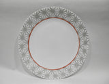 ❤️ NEW Corelle AMALFI ROSA 10.25" DINNER PLATE Pink Gray Tiles Italy Mediterranean