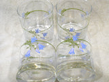 ꫂ❁ NEW 4 Corelle Corning BLUE DUSK 12.5-oz ROCKS GLASSES 4" Double Old Fashioned