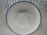 1 NEW Corelle BOTANICAL STRIPES 18-oz SOUP Cereal BOWL 6.25" *KEY WEST Blue Rim