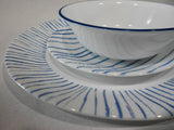 1 NEW Corelle BOTANICAL STRIPES 18-oz SOUP Cereal BOWL 6.25" *KEY WEST Blue Rim