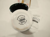 NEW 2-pc Corelle CLASSIC CAFE BLACK 7-oz Stoneware RAMEKINS Custard Pudding Cups