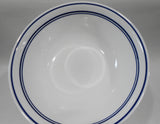 ❤️ Corelle CLASSIC CAFE BLUE 1-Qt SERVING BOWL 8.5" Vegetable *3 Cobalt Stripes