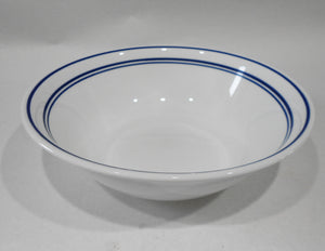 ❤️ Corelle CLASSIC CAFE BLUE 1-Qt SERVING BOWL 8.5" Vegetable *3 Cobalt Stripes