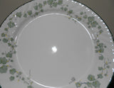 ❤️ New Mint CORELLE Impressions CALLAWAY 10.25" DINNER PLATE Swirl Rim Green Ivy