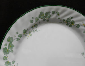 ❤️ New Mint CORELLE Impressions CALLAWAY 10.25" DINNER PLATE Swirl Rim Green Ivy