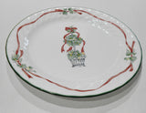 ❤️ New CORELLE CALLAWAY Christmas HOLIDAY 9" Lunch PLATE / Ivy Topiary Center Ribbons