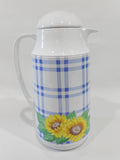 ❤️ Corelle SUNSATIONS 1-Qt Thermal SERVING CARAFE Hot Cold Coffee Tea SUNFLOWERS