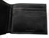 ❤️ CARHARTT DETROIT BLACK Bifold PASSCASE WALLET in TIN Rugged Leather Canvas