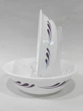 1 Corelle CELEBRATION BOWL Purple Splash CHOOSE: 18-oz Soup OR 10-oz Dessert NEW