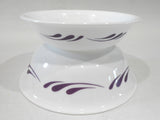 1 Corelle CELEBRATION BOWL Purple Splash CHOOSE: 18-oz Soup OR 10-oz Dessert NEW