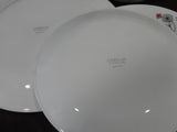 ❤️ NEW 12-pc Corelle CHELSEA ROSE Round Dinnerware Set *Floral RED GRAY BLACK