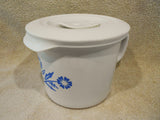 CorningWare Corelle CORNFLOWER BLUE 20-oz MEAL MUG 60th Anniv Stoneware Vent Lid