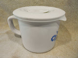 CorningWare Corelle CORNFLOWER BLUE 20-oz MEAL MUG 60th Anniv Stoneware Vent Lid