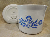 CorningWare Corelle CORNFLOWER BLUE 20-oz MEAL MUG 60th Anniv Stoneware Vent Lid