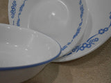 ❤ NEW 12-pc Corelle CORNFLOWER BLUE Dinnerware Set 2026 Bleuet Bleu II Coupe