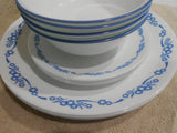 ❤ NEW 12-pc Corelle CORNFLOWER BLUE Dinnerware Set 2026 Bleuet Bleu II Coupe
