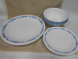 ❤ NEW 12-pc Corelle CORNFLOWER BLUE Dinnerware Set 2026 Bleuet Bleu II Coupe