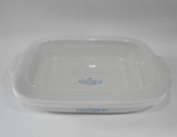 ❤️ CORNING Anniversary 3-Qt CORNFLOWER BLUE Stoneware Baker *CASSEROLE & COVER