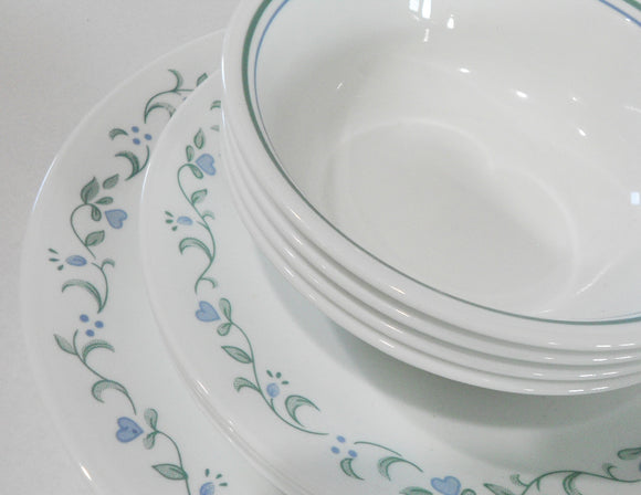 ❤️ NEW 12-pc Corelle COUNTRY COTTAGE Dinnerware Set w/Dinner Lunch Plates Bowls