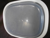 ❤️ Corningware SIMPLYLITE White 3-Qt OBLONG Casserole Bake Dish & Plastic Cover