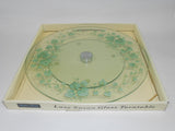 ❤ Corelle CALLAWAY IVY 14" LAZY SUSAN Tempered Glass *Easy Glide Turn-Table