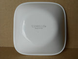 1 NEW Corelle SQUARE PURE WHITE 10-oz Dessert BOWL 5.25" x 1.5" Berry Sauce