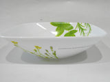 🌿NMC Corelle EUROPEAN HERBS 1.5-Qt SQUARE 9" SERVING BOWL Earthen Garden Green