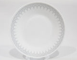 ❤️ 1 Corelle EVENING LATTICE *Choose: DINNER or LUNCH PLATE *Gray Blue Diamonds