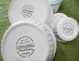 ❤️ NEW 12-pc Corningware FRENCH WHITE Bakeware Set w/ Glass & Plastic Covers