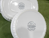 ❤️ NEW 12-pc Corningware FRENCH WHITE Bakeware Set w/ Glass & Plastic Covers