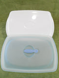 ❤️ NEW Corningware French White 9x13 STONEWARE DISH & Cover in THERMAL CARRIER