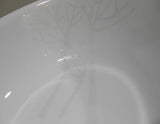 ❤ Corelle FROST 1-Qt SERVING BOWL 8.5" White Bare Trees Silver Moonbeams