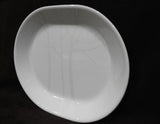 ❤️ Corelle FROST 12x10 SERVING PLATTER Chop Plate White Trees Silver Moonbeams